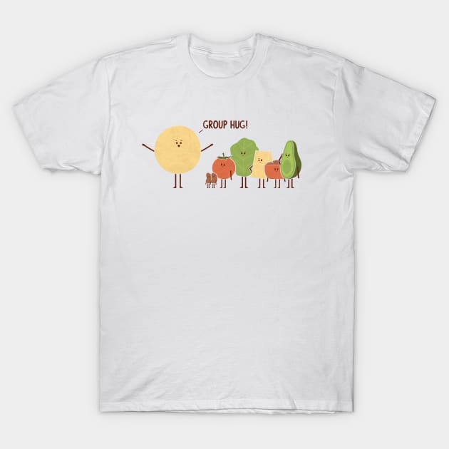 Group Hug T-Shirt by HandsOffMyDinosaur